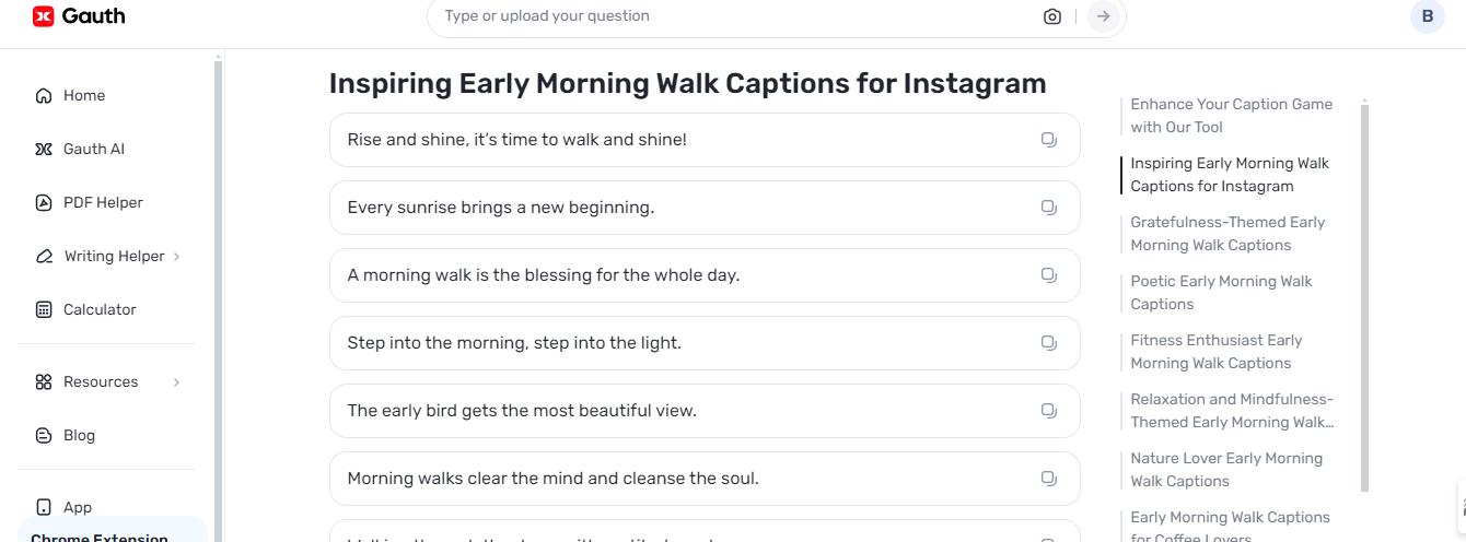 Rise and Shine: Crafting Perfect Morning Walk Captions for Instagram